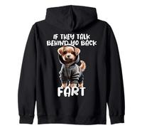 Dicho Divertido sobre Perros Si Hablan De Tu Pedo En La Dog Sudadera con Capucha