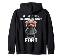 Dicho Divertido sobre Perros Si Hablan De Tu Pedo En La Dog Sudadera con Capucha