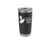 Dicho en latín - Sapere Aude Vaso térmico de acero inoxidable de doble pared