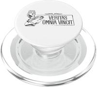 Dicho en latín - Veritas Omnia Vincit PopSockets PopGrip para MagSafe