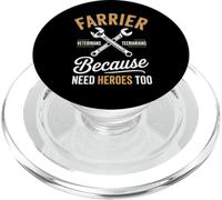 Dicho Gracioso Farrier Porque los Veterinarios también Necesitan héroes Mujeres Hombres PopSockets PopGrip para MagSafe