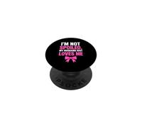 Dicho Gracioso Que no estropeó a mi Marido Solo ama PopSockets PopGrip Adhesivo