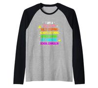 Dicho Gracioso Secando Lágrimas Matón Parando Consejero Escolar Camiseta Manga Raglan