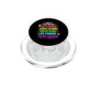 Dicho Gracioso Secando Lágrimas Matón Parando Consejero Escolar PopSockets PopGrip para MagSafe