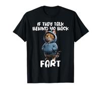 Dicho Gracioso sobre Gatos Si Hablan De Tu Gato Que Se Tira Camiseta