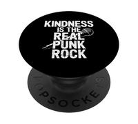 Dicho humorístico La bondad es el Verdadero Punk Rock Mujeres Hombres PopSockets PopGrip Adhesivo