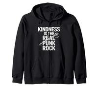 Dicho humorístico La bondad es el Verdadero Punk Rock Mujeres Hombres Sudadera con Capucha