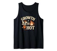 Dicho motivacional, el crecimiento es caliente, cita de éxito Camiseta sin Mangas
