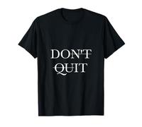 Dicho Motivacional No abandones Minimalista Inspirador Camiseta