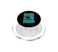 Dicho sarcástico Antes de abordar la Inteligencia Artificial PopSockets PopGrip para MagSafe