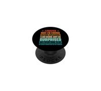 Dicho sarcástico Gracioso Prefiero no Pensar Antes de Hablar PopSockets PopGrip Adhesivo