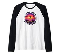 Dichos Divertidos Trampolin Fitness Gimnasta Trampolin Camiseta Manga Raglan