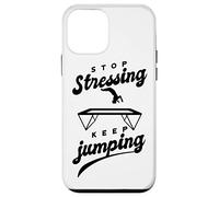 Dichos divertidos Trampolin Fitness Gimnasta Trampolin Carcasa para iPhone 12 mini