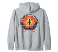 Dichos Divertidos Trampolin Mujeres Gimnasta Trampolin Sudadera con Capucha