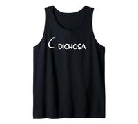 Dichosa Divertido Dicha Personaje Camiseta sin Mangas