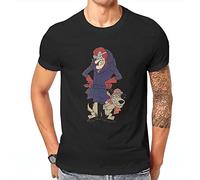 Dick Dastardly and Muttley Wacky Races1968 Anime TV Series Tshirt Casual Punk T Shirt Tops Funny Vintage Streetwear Black(XX-Large)