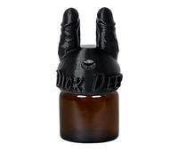 Dick Deep® - Gorra ancha de Poppers Sniffer - Talla XL (para 15 ml Everest Poppers) - Accesorio para sniff de Poppers ancho (Jet Black)