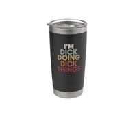 Dick Name Dick Personalized Name First Given Vaso térmico de acero inoxidable de doble pared