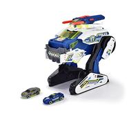 Dickie 203794001 - Vehículo Police BOT 35 cm, 3 años, con Rueda Libre, Incluye vehículo Escala 1:64