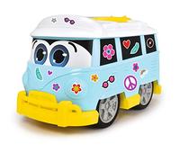 Dickie ABC - Coche de Playa Sunny Surfer. Furgoneta de Juguete, Ideal para el arenero y la Playa, con Hoja de Pegatinas, el Techo se Puede Abrir, a Partir de 12 Meses. (204114001)