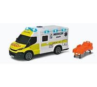 Dickie Ambulance Samu 18 cm - Vehículo Escala 1/18 - Sonidos y Luces - Camilla incluida - A Partir de 3 años - 203713014002