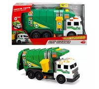 Dickie: Camión de basura con luz y sonido - 39 cm, verde