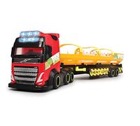 Dickie Toys Camión de carga pesada con remolque y aerogenerador, luces y sonido – 3+ (203747011)