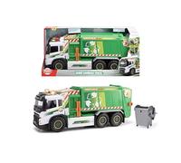 Dickie, Camión Reciclaje Gigante Volvo FMX 55 cm, camión de Recogida de residuos con luz y Sonido, función volcado Manual, Piezas móviles, Compartimento Delantero y Cubo de Basura,+3 años (203749040)