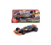 Dickie Toys Formula Racer Team Pulse - Coche de Juguete 1:24 con luz y Sonido, fricción y Ruedas de Goma, 23 cm - Try Me