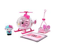 Dickie Hello Kitty - Helicóptero con Figura de Hello Kitty y Camilla Extraíble, para Niños a Partir de 3 Años - 17,5 cm