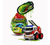 Dickie Motor Mutants Huevo Sorpresa con Coche para Montar y Slime Espacial, 10 Modelos Coleccionables, 15 Piezas y Pegatinas, Juguete Niños 3+ (203756010SPL)
