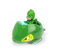 Dickie- PJ Mask Vehículo de Juguete con Personaje, Color Verde (3142001)