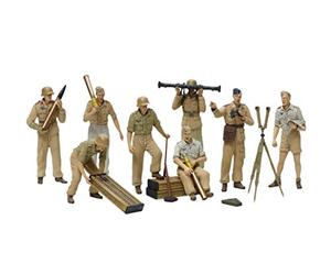 Dickie - Tamiya Set ARTILLEROS ALEMANES - Africa Corps Luftwaffe