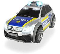 Dickie toys 203714013 volkswagen tiguan r-line, coche de policía con