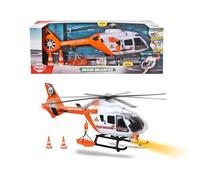 Dickie Toys 203719016 Helicóptero de Rescate con luz y Sonido, Rotor Giratorio, cabrestante, 64 cm, Multicolor