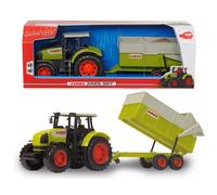 Dickie Toys 203739000 - Claas Ares 836 Marzo Set - Tractor con Remolque - Nuevo