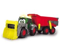 Dickie Toys 204119000 Fendt Happy Farm, Toy Tractor with Trail (Importación USA)