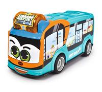 Dickie Toys Autobús de juguete ABC con licencia BYD, 22 cm, rodillo giratorio y puerta abatible
