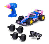 Dickie Toys ABC Build-A-Formula Racer Alpine F1 Carro con Tornillo 25 cm