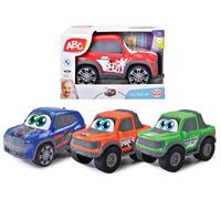 Dickie Toys - ABC City Runner (27 cm), coche de juguete para niños a partir de 1 año, rueda libre, 4 tipos surtidos, BMW XM y Ford Raptor F-150, vehículos resistentes para niños, selección aleatoria 1