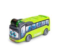Dickie Toys - ABC Flixbus (22 cm), autobús de Juguete para niños a Partir de 1 año, piñón Libre, sonajero Giratorio con indicador de Objetivo, Puerta de Apertura, Elemento Deslizante, Juguete de