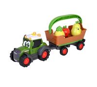 Dickie Toys ABC Freddy Fruit Fendt - Tractor de juguete con remolque y sonajero, caja extraíble, con luz y sonido, para bebés a partir de 12 meses