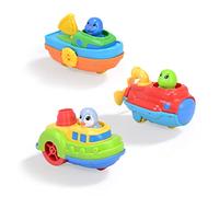 Dickie Toys ABC - Juguete Acuático Ocean Team, Barquito 14cm, 3 Modelos Disponibles, Juguete Flotante de Baño, Recibirá una Unidad de un Personaje de Forma Aleatoria (204112008)