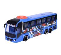Dickie Toys - Autobús de Juguete Man Lion's Coach Azul, 27cm, Autocar con Función de Dirección, A Partir de 3 años (203744017)