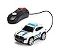 Dickie Toys BMW XM Police Racer 1:36 13 cm, Coche de policía teledirigido para niños a Partir de 3 años, Cable de Control Remoto, luz, Curva hacia adelante y hacia atrás, función Try Me, versión