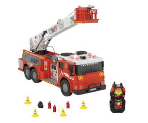 Dickie Toys- Camión de Bomberos Radiocontrol 62cm, Luz y Sonido, 2 Canales (Dickie 203719022038)