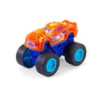Dickie Toys - Camión Monstruo Beat Crusher con Cambio de luz y música (17 cm) - Coche a Partir de 3 años con Retirada y neumáticos de Goma, Coche de Juguete para niños, Incluye Pilas