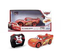 Dickie Toys- Cars Coche Rayo Mc Queen Turbo Racer Control Remoto, Escala 1:24, Función Turbo, Para Niños a Partir de 4 Años