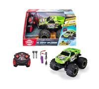 Dickie Toys - Coche Anfibio RC Amphy Splasher 4x4 - 2,4 GHz, rotación de 360°, Flotante, Carga USB, Coche teledirigido RTR