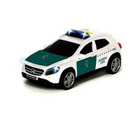 Dickie Toys Coche Mercedes Clase A Guardia Civil, fricción, luz y sonido, 15 cm, desde 3 años